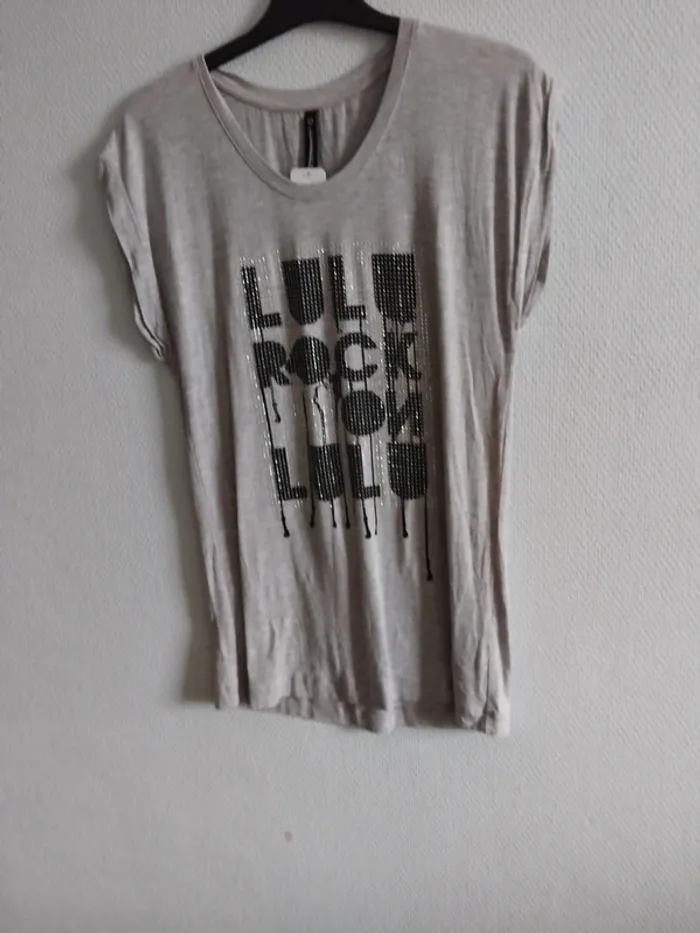 Tee-shirt lulu castagnettes taille M - photo numéro 3