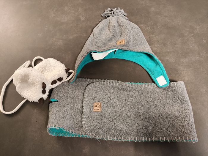 Ensemble hiver bébé bonnet écharpe gants– Orchestra & Du Pareil Au Même – Très bon état