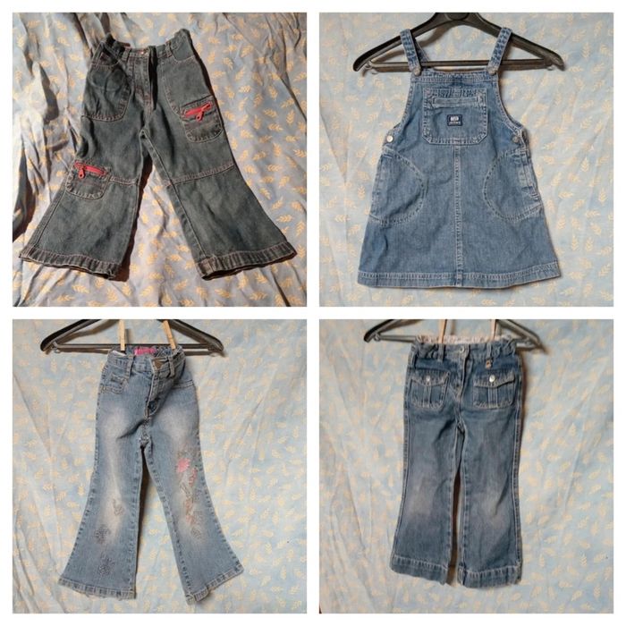 Lot de 1 robe et 3 pantalons  fille