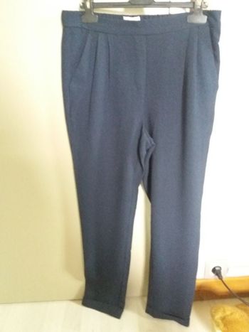 Pantalon fluide bleu