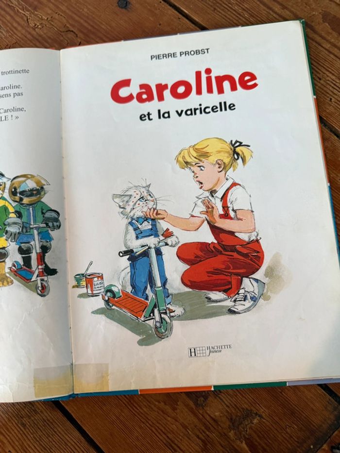État moyen - Livre Caroline et la Varicelle édition damiers bd album multicolore - photo numéro 5