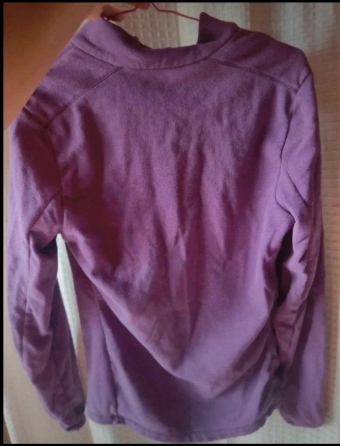 Sweat pull polaire quechua violet - photo numéro 3