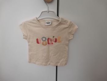 Lot de tee-shirt bébé fille