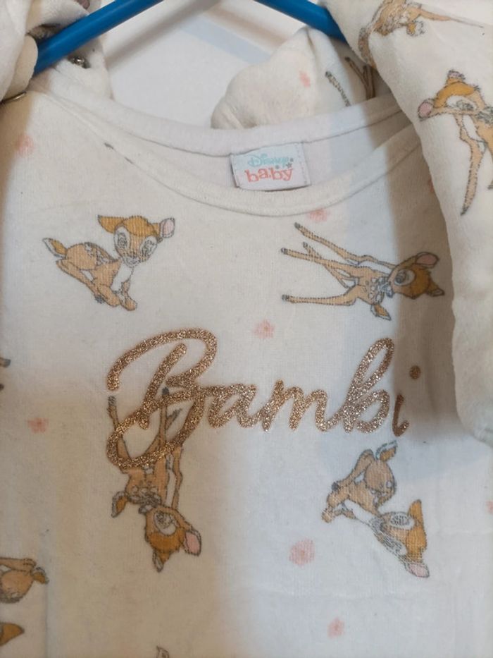 Gigoteuse Disney Bambi – Taille 6 12 mois - photo numéro 2
