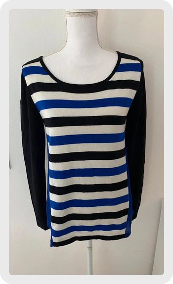 Morgan Pull Rayures Bleu & Noir Taille 36/S