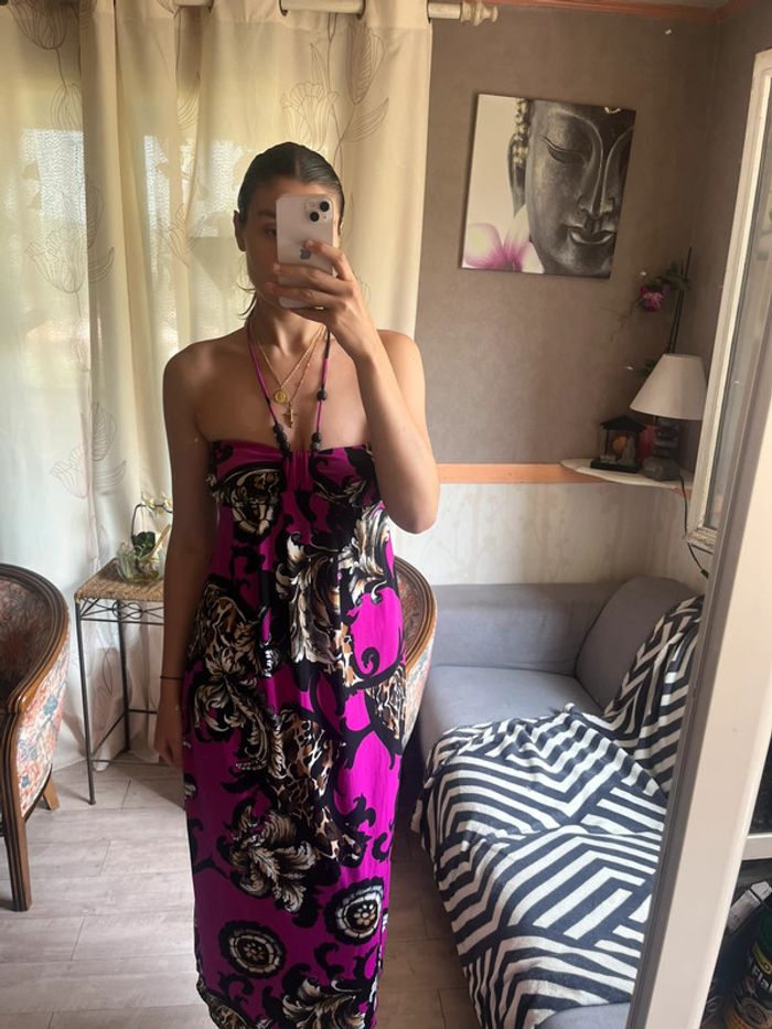 Robe bustier champêtre country western bohème dos nu - photo numéro 2