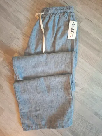 Pantalon palazzo en coton