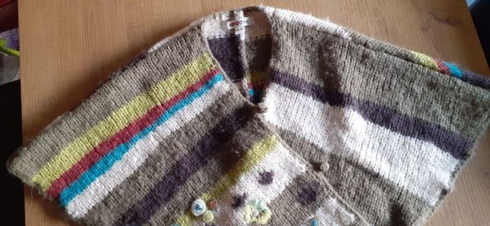 Joli poncho laine 2 ans KENZO KIDS