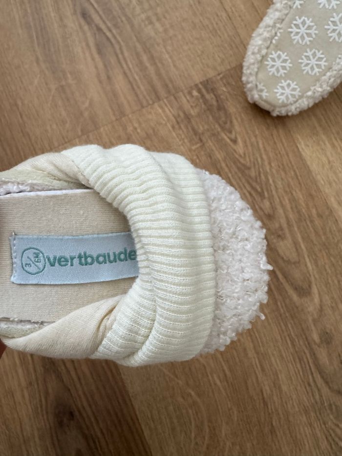 Chaussons vertbaudet bébé beige - photo numéro 3