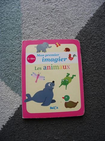 Livre cartonné mon premier imagier Les animaux