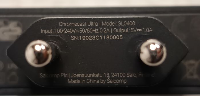 Google Officiel Chromecast Ultra Lecteur de Streaming HDMI Noir chargeur inclus - photo numéro 3