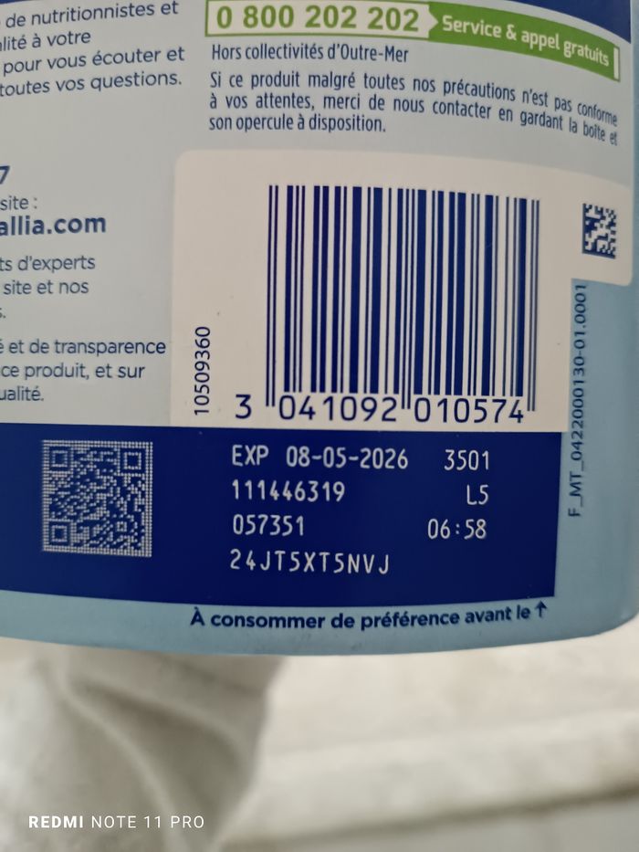 Lait en poudre Gallia 3 age - photo numéro 3