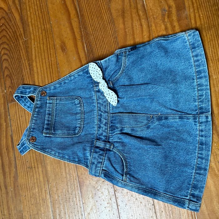 Robe en jean bébé fille