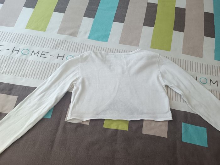 Gilet blanc fille 10 ans - photo numéro 2