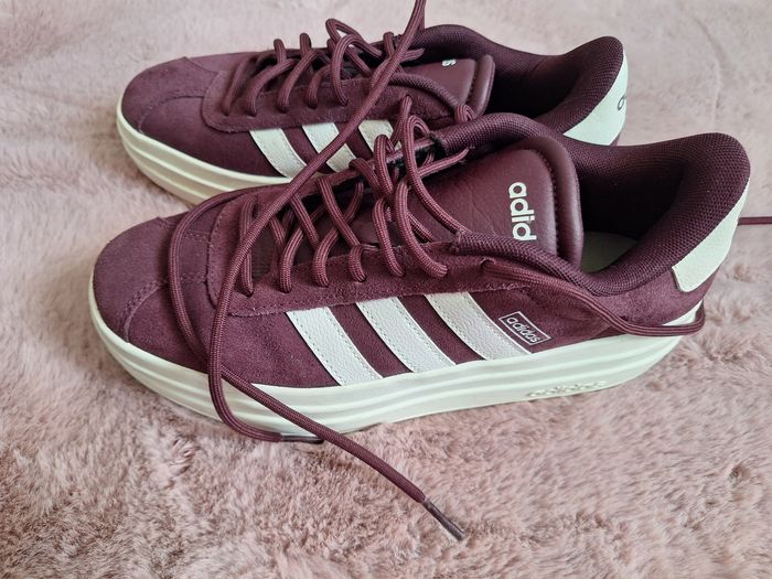 Basket adidas vl court bordeaux - photo numéro 2