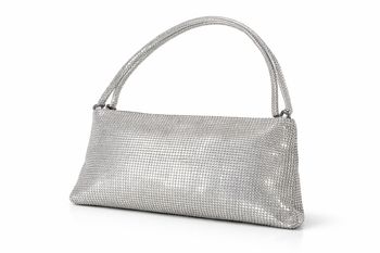 Sac strass argenté