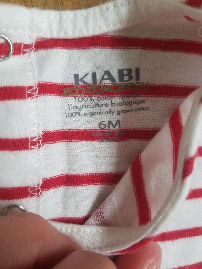 Tee shirt 6 mois Kiabi - photo numéro 3