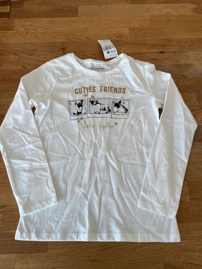Tee shirt manche longue bouledogue