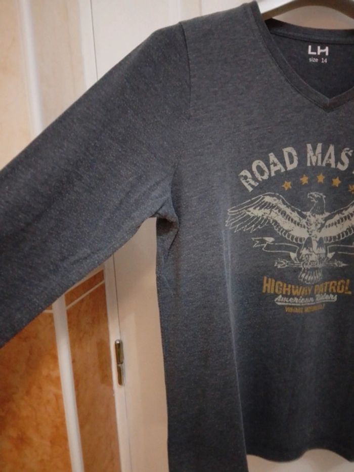 T-shirt manches longues "Road Masters" T.14 ans - LH - photo numéro 6