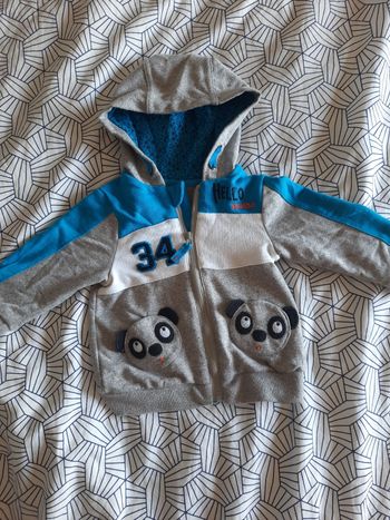 Gilet à capuche panda Orchestra 12M