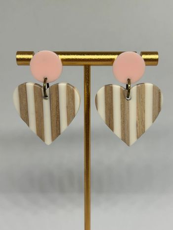 Boucles d'oreilles - Aux coeurs tendres