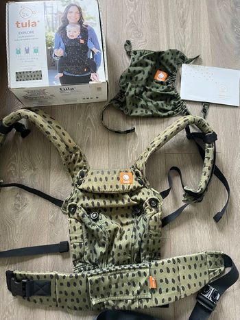 Portage préformé prefo de la marque Tula modèle Explore Coast coloris Émerge  CV