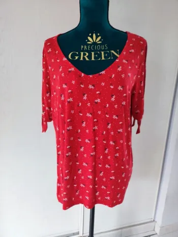 Blouse avec fleurs Xl