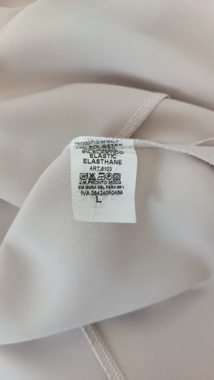Blazer long sans manche beige taille L/XL - photo numéro 6