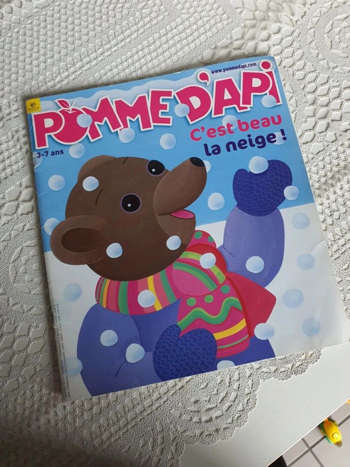 Livre pomme d api c est beau la neige