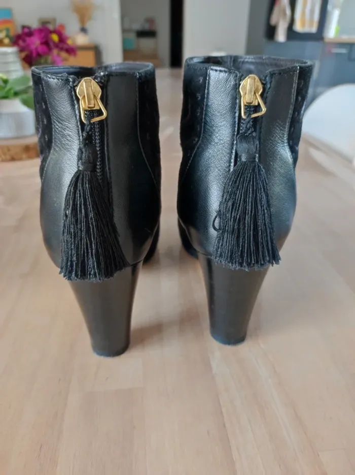 Bottines noires Bocage pt 38 - photo numéro 4