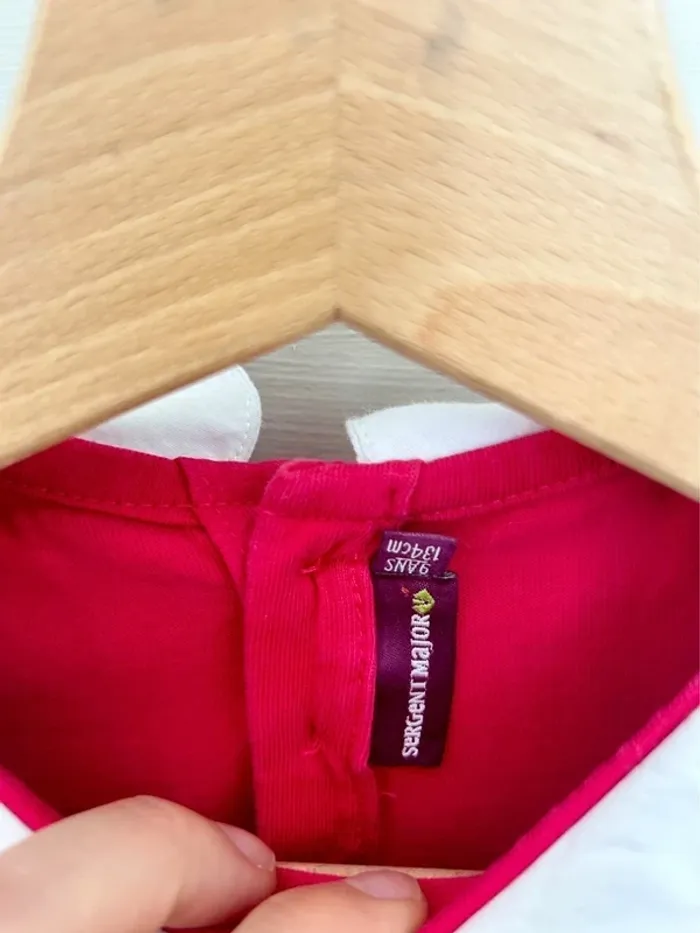 Très beau petit haut , blouse col Claudine Sergent major taille 9 ans - photo numéro 5