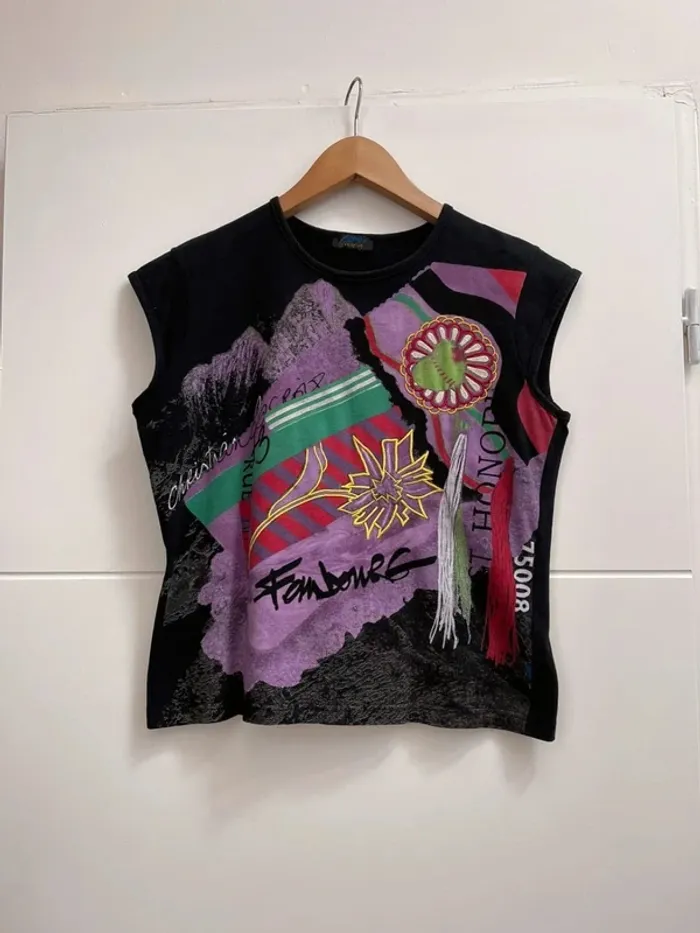 Superbe T Shirt vrai Vintage Christian Lacroix 🌸 - photo numéro 4