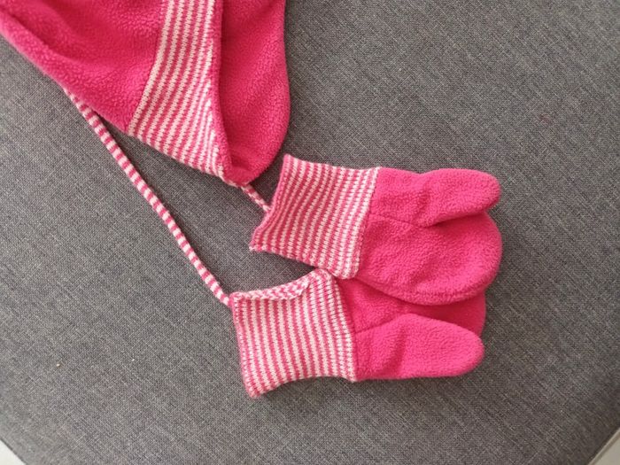 Ensemble bonnet , tour de cou - photo numéro 2