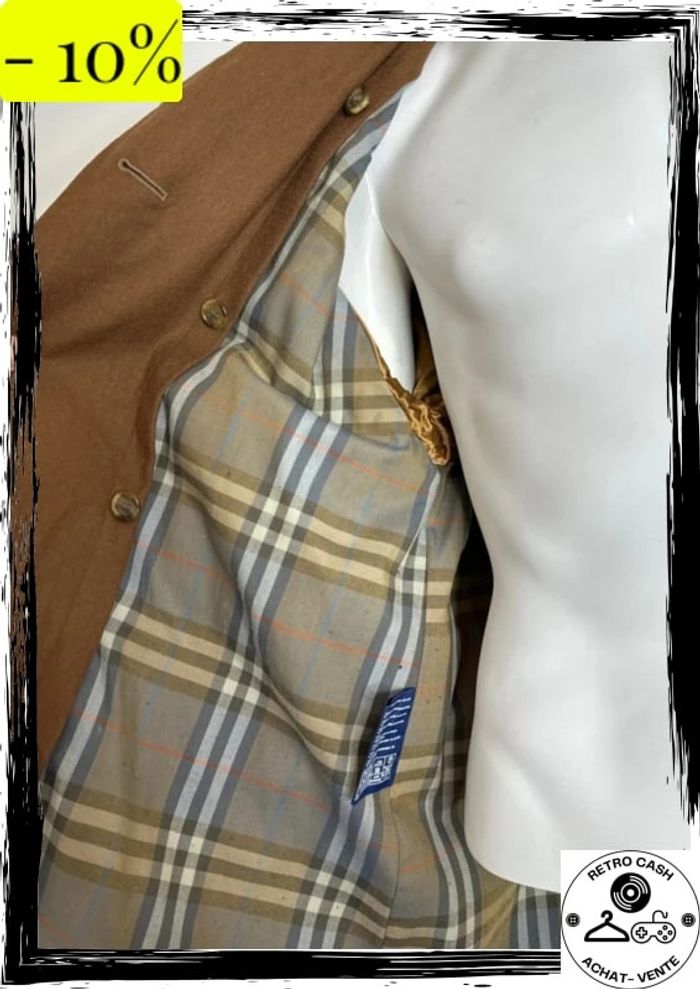 Trench Burberrys’ en super état Taille 12 UK Coat Vintage - photo numéro 11