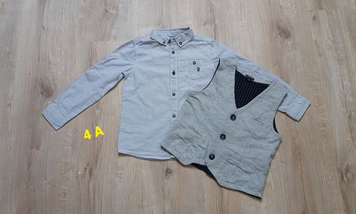 Chamise et gilet 4ans