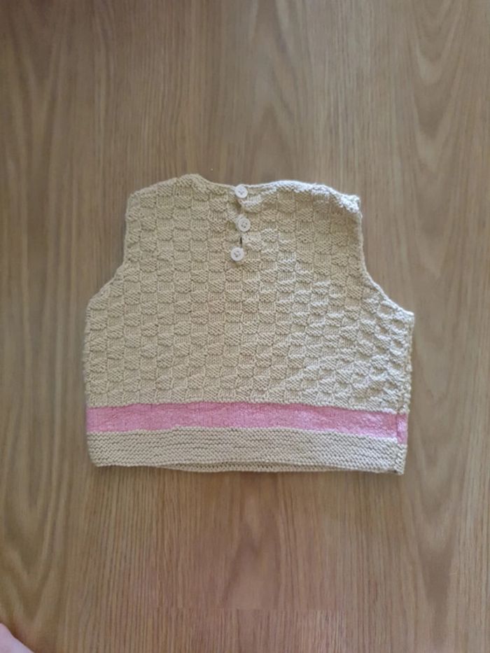 haut sans manches 100% coton fait main - photo numéro 3