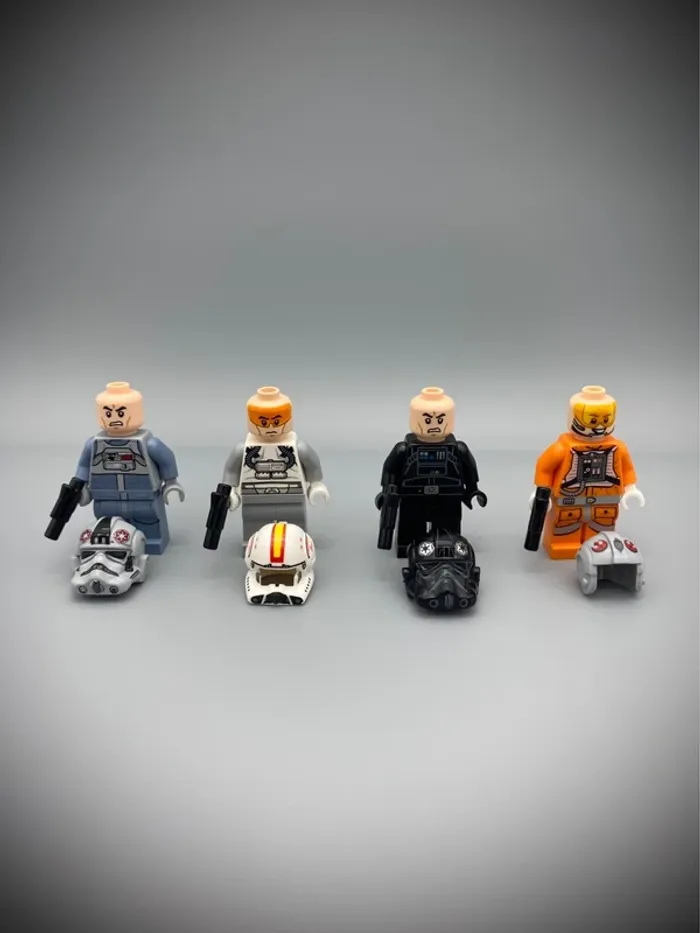 Lot LEGO Star Wars Microfighters 75075, 75128, 75072 et 75074 - Complet avec Notice - photo numéro 10