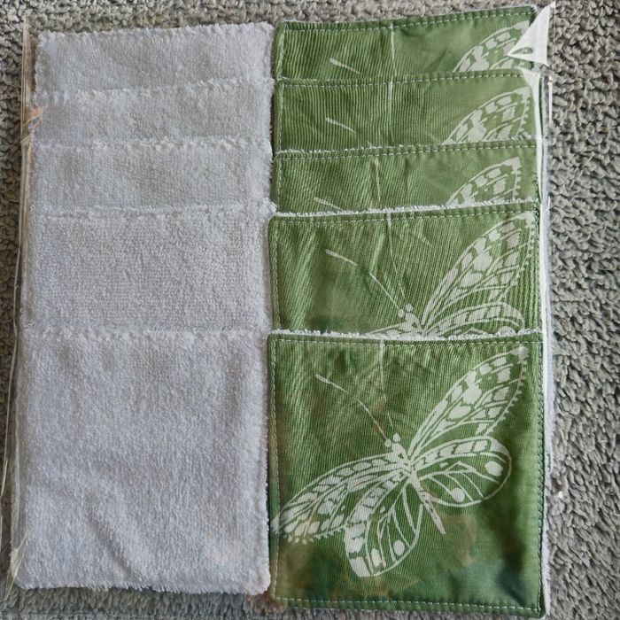 10 lingettes lavables 12x12 cm - photo numéro 2