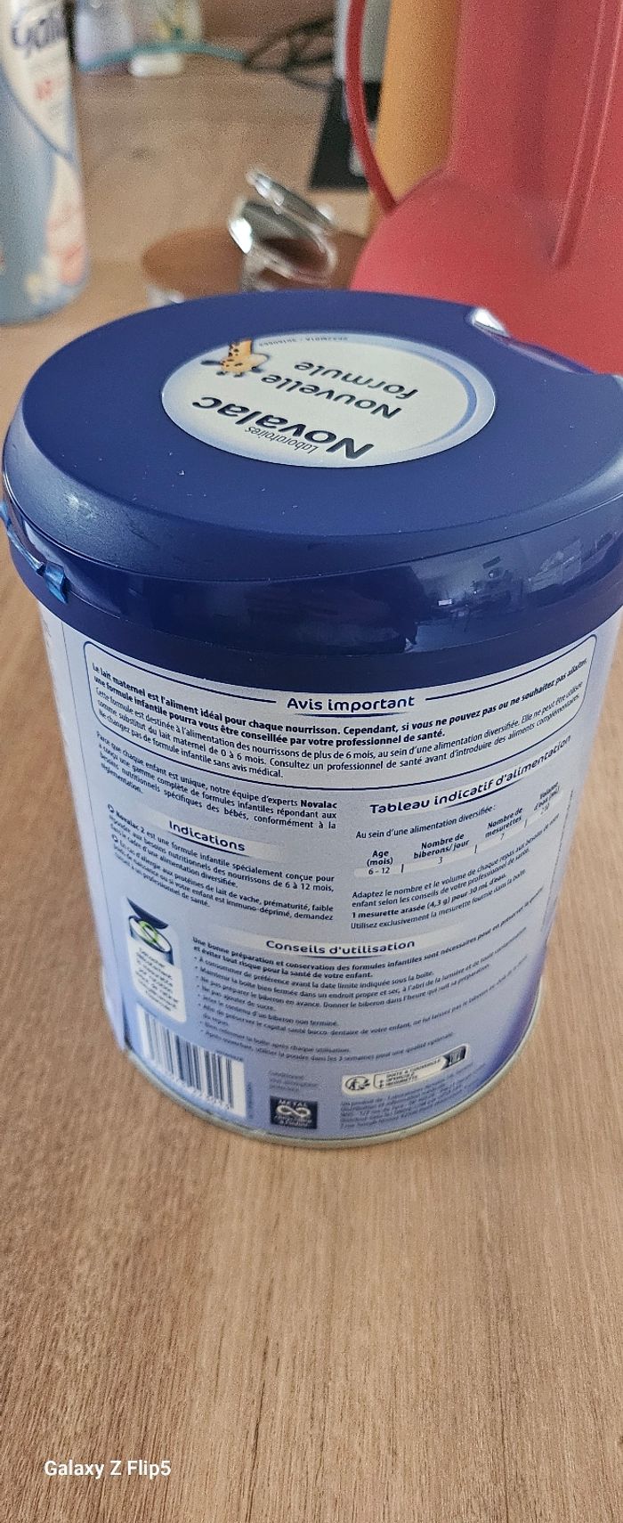 Lait novalac 2eme âge 800gr - photo numéro 4