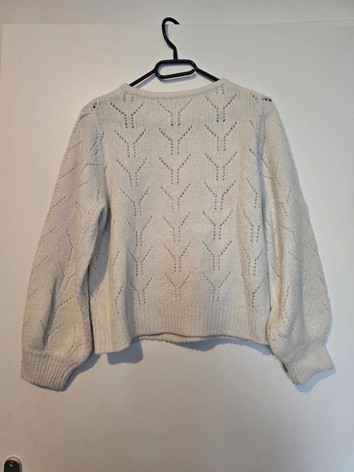 Pull blanc cassé - photo numéro 2