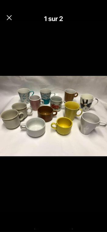 Lot de tasses et meugs