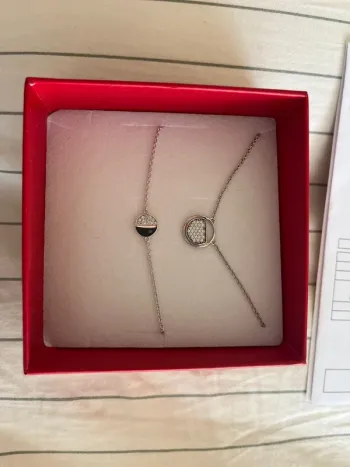 Collier + bracelet argent - Histoire d’or