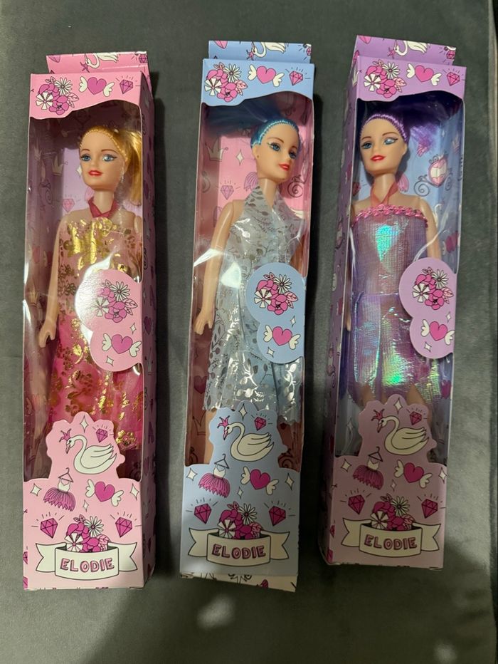 Lots de 3 poupée mannequin neuve