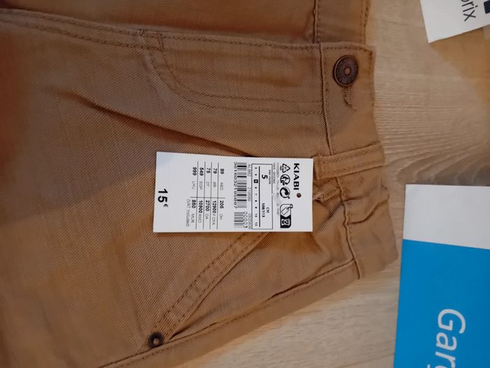 Pantalon toile garçon 5 ans Kiabi - photo numéro 2