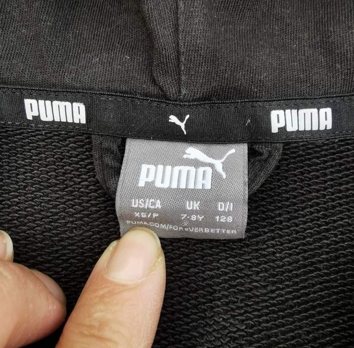 Sweat à capuche zippé 7 - 8 ans fille Puma - photo numéro 5