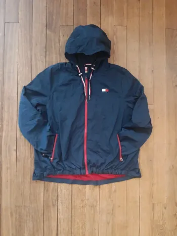 Veste coupe vent tommy Hilfiger bleu Taille XL