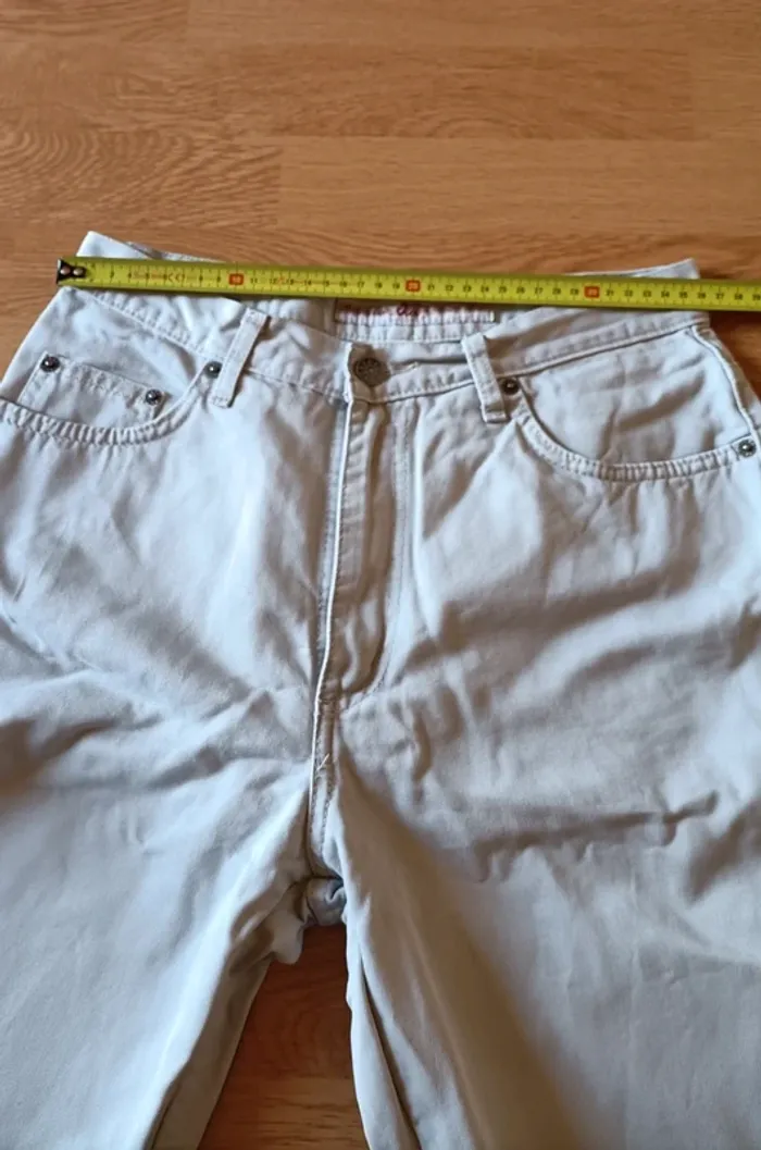 Pantalon toile beige - Marque Ober - Vintage - photo numéro 6