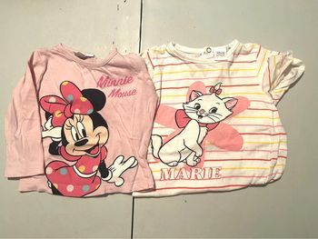 Lots de 2 vêtements tee shirt et combinaison short Disney