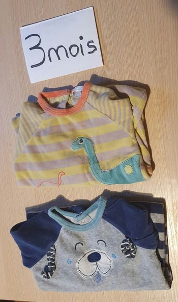 Lot 2 pyjamas 3 mois