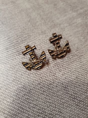 Boucles d'oreilles ancre